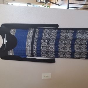 LARGE LONG DRESS MADE BY Karen Kane.